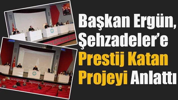 Başkan Ergün, Projeyi Anlattı