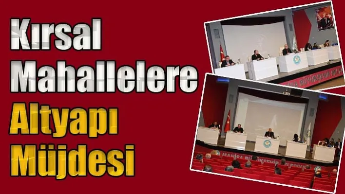 Manisa'da Kırsal Mahallelere Altyapı Müjdesi