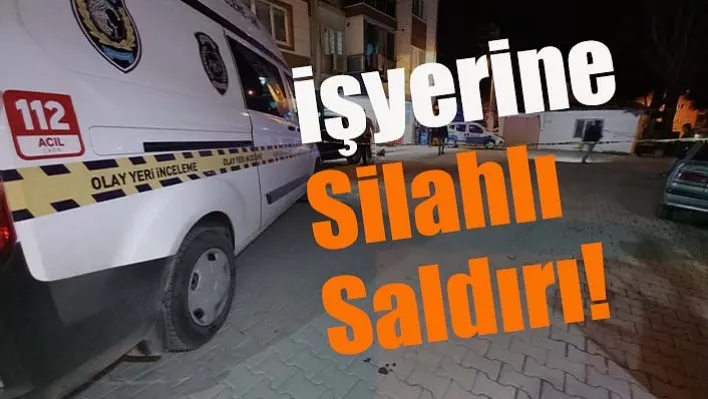 Manisa'da İşyerine Silahlı Saldırı! 1 Yaralı