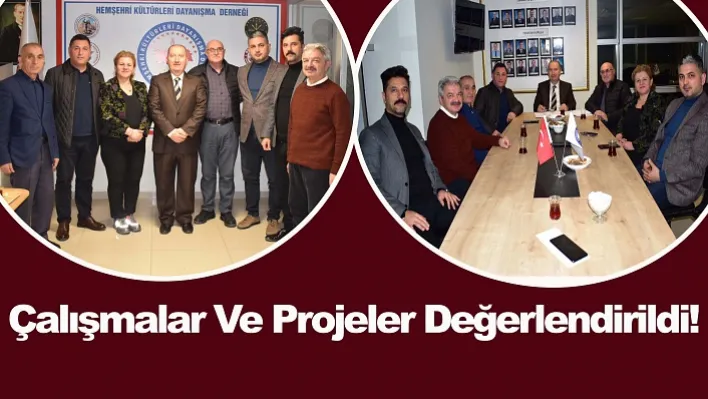 Manisa Hemşehri Kültürleri Dayanışma Derneği'nde Çalışmalar Ve Projeler Değerlendirildi