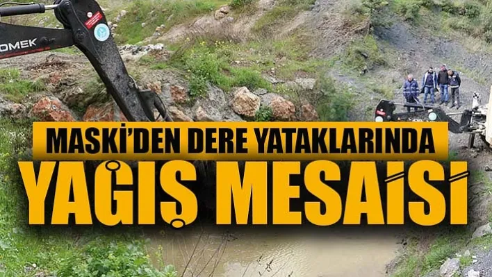 MASKİ'den Yağışlı Havalara Karşı Önlem