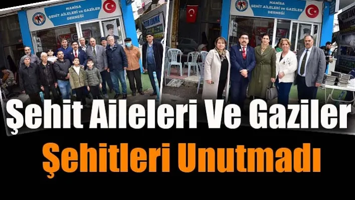 Şehit Aileleri Ve Gaziler Şehitleri Unutmadı