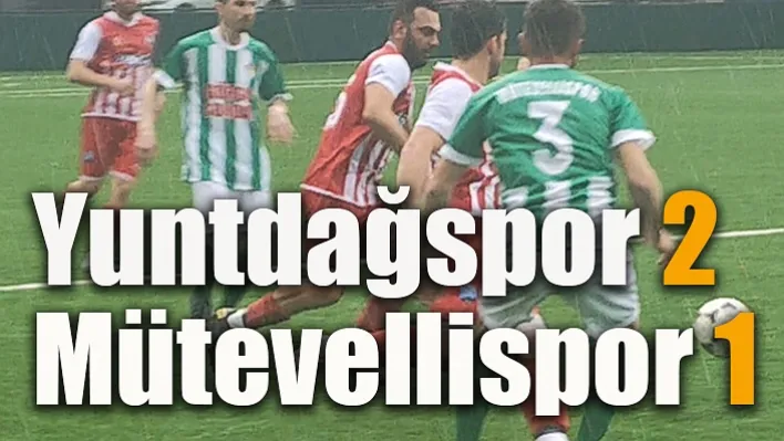 Yuntdağspor 2 Mütevellispor 1