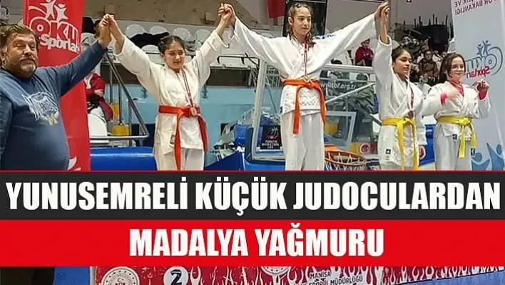 Yunusemreli Küçük Judoculardan Madalya Yağmuru