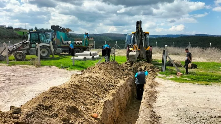 Hüseynibaba Mahallesinde Yağmur Suyu Hattı Çalışması Yapıldı