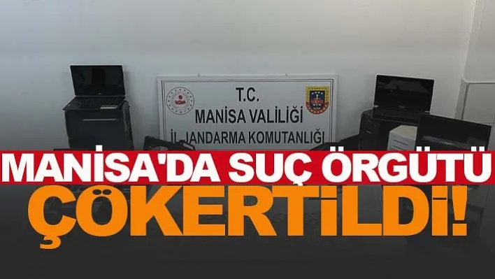 Manisa'da Suç Örgütü Çökertildi! Çok Sayıda Kişi Tutuklandı