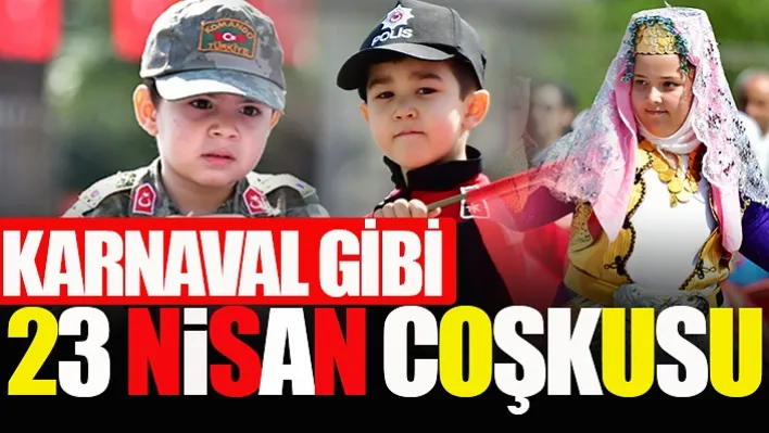 Manisa'da Az Katılımla Karnaval Gibi 23 Nisan Coşkusu