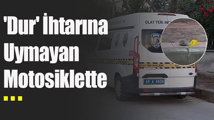 Manisa'da 'Dur' İhtarına Uymayan Motosiklette Uyuşturucu Çıktı!