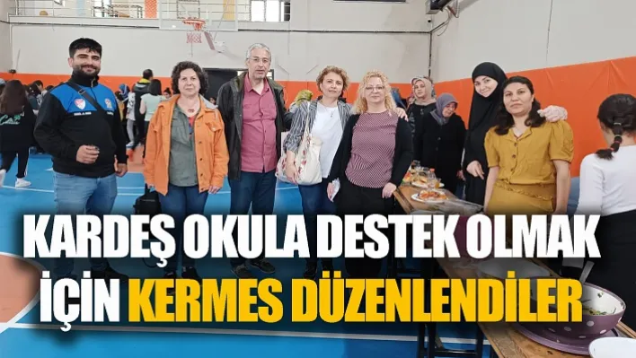 Değerler Eğitimi Projesi ile Kardeş Okula Destek Olmak İçin Kermes Düzenlendiler