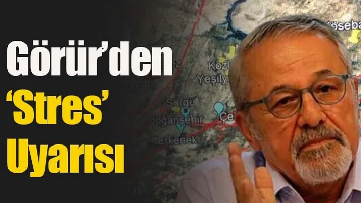 Naci Görür'den 'Stres' Uyarısı