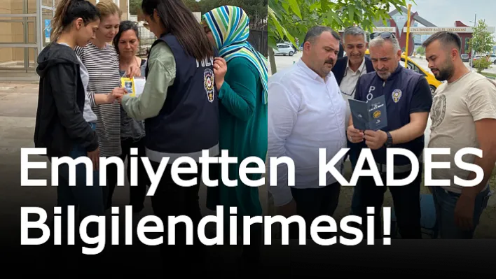 Şehzadeler İlçe Emniyet Müdürlüğü Ekipleri Halka KADES Bilgilendirmesi Yaptı!