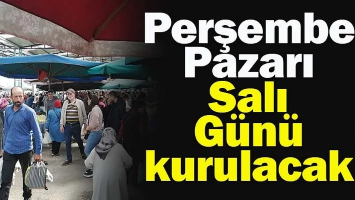 Manisa'da Arife Günü Perşembe Pazarı Kurulacak