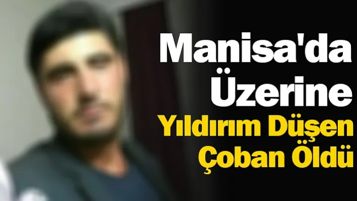 Manisa'da Üzerine Yıldırım Düşen Çoban Öldü