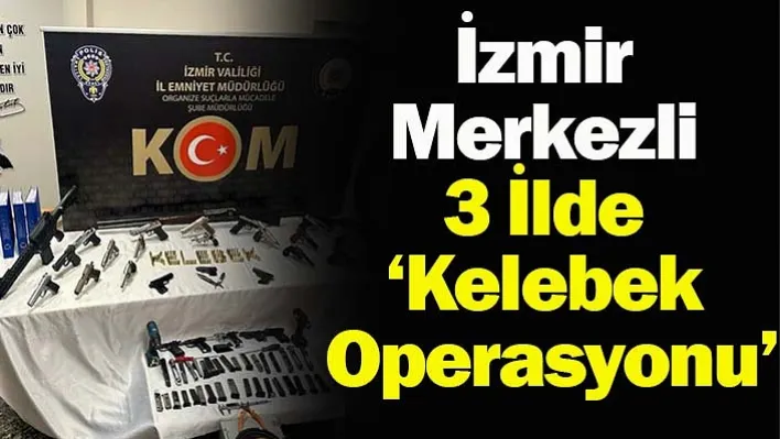 3 İlde 'Kelebek Operasyonu'