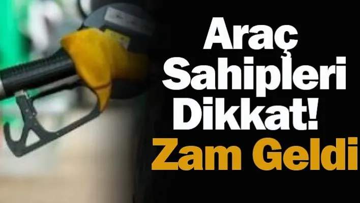 Araç Sahipleri Dikkat! Zam Geldi