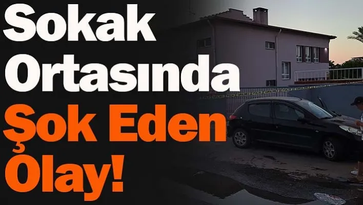 Aydın'da Sokak Ortasında Şok Eden Olay!