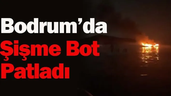 Bodrum'da Şişme Bot Patladı!