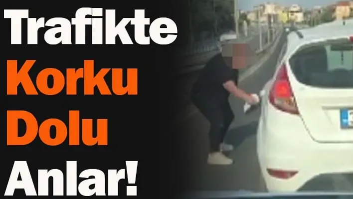 İzmir'de Trafikte Korku Dolu Anlar!