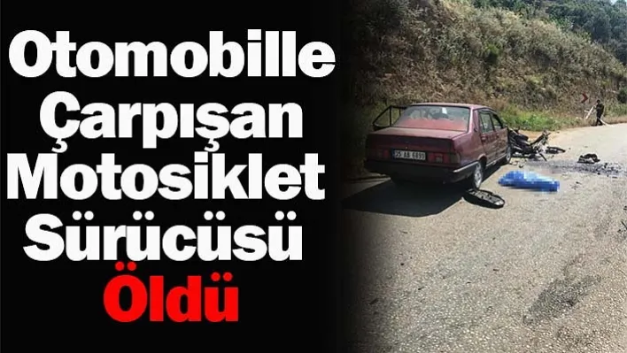 İzmir'de Otomobille Çarpışan Motosiklet Sürücüsü Hayatını Kaybetti