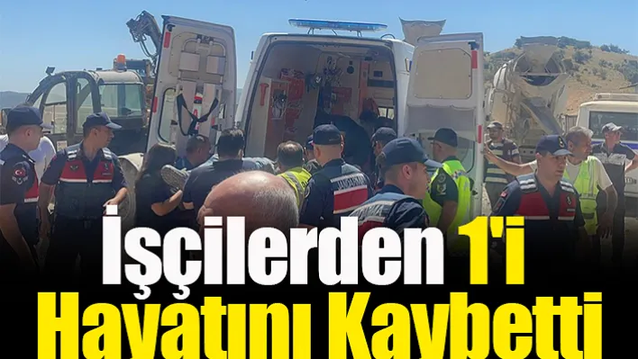 Manisa'da Hızlı Tren Şantiyesindeki Tünelde Gazdan Etkilenen İşçilerden 1'i Hayatını Kaybetti