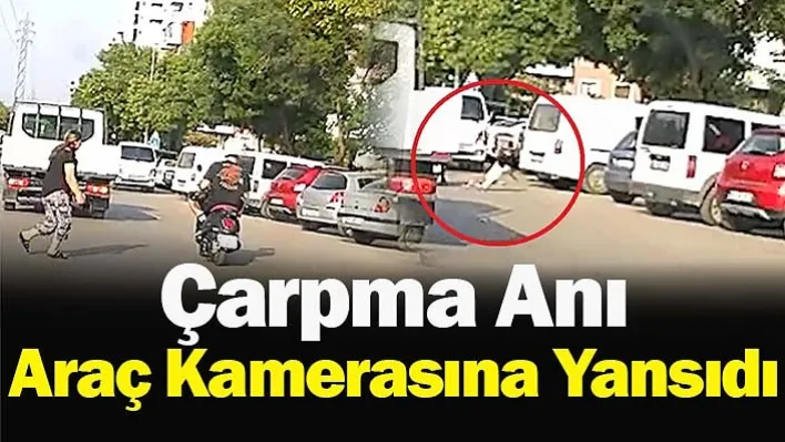 Manisa'da küçük kıza motosiklet çarptı!