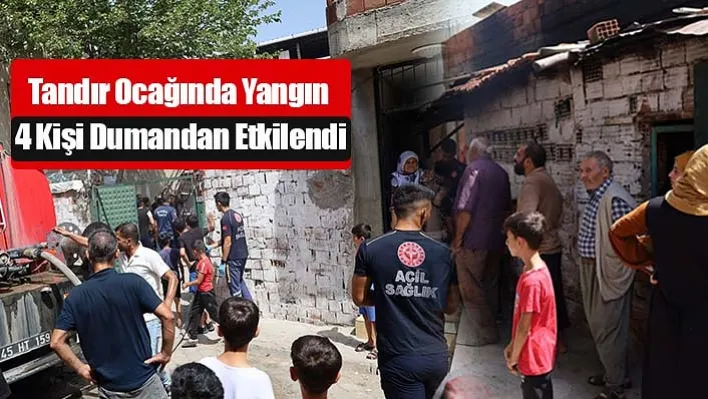 Turgutlu'da Tandır Ocağında Yangın: 4 Kişi Dumandan Etkilendi