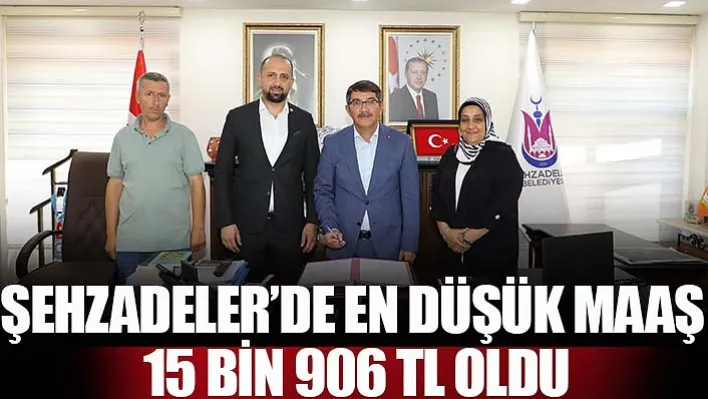 Şehzadeler Belediyesi'nde İşçi Maaşlarına Artış