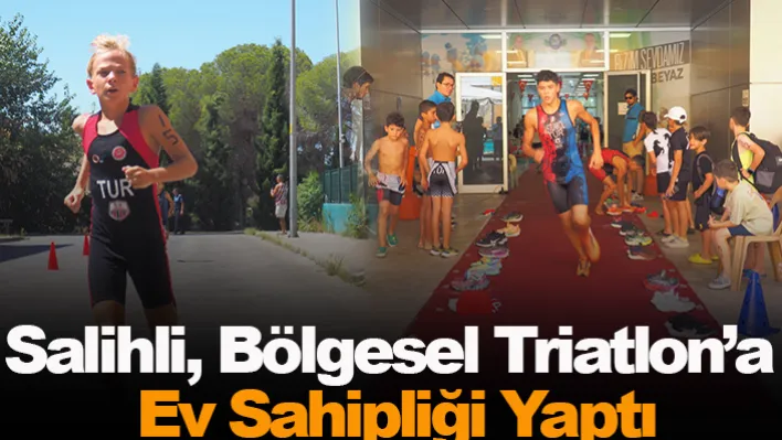 Bölgesel Triatlon Salihli'de Yapıldı