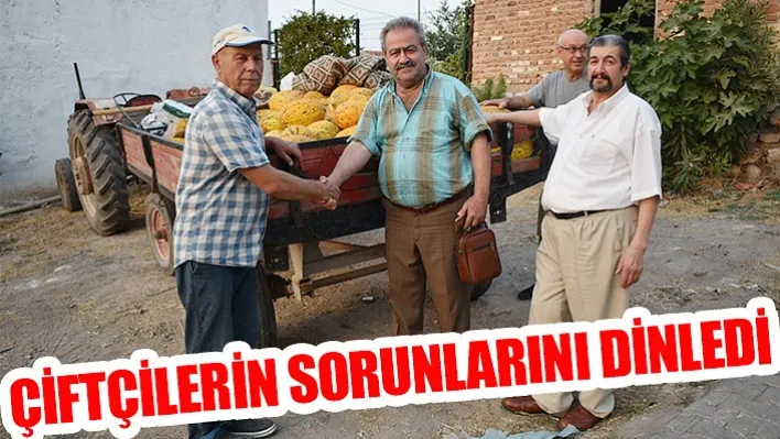 BTP Manisa İl Sorumlusu Mustafa Uslu Çiftçilerin Sorunlarını Dinledi