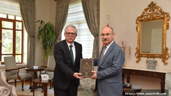 İl Müftüsü Kabukçu'dan Vali Karadeniz'e Ziyaret