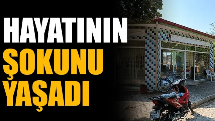 İş yerini açmaya gelen kafe sahibi hayatını şokunu yaşadı