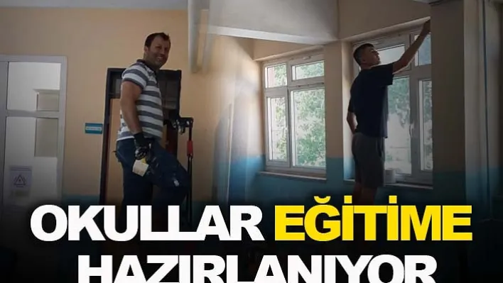 Manisa'da Okullar eğitime hazırlanıyor