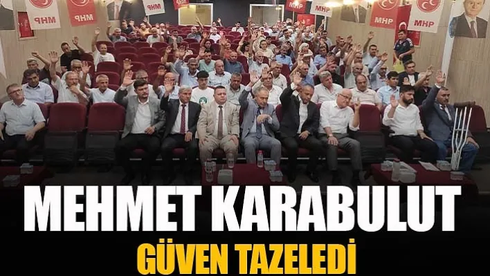 Mehmet Karabulut Güven Tazeledi