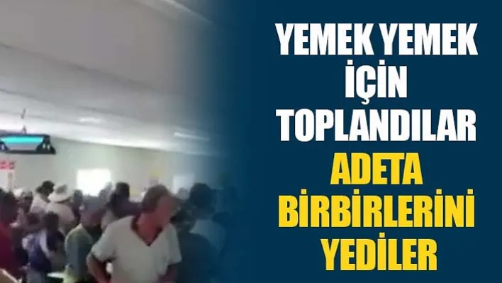 Otel İnşaatı Yemekhanesinde İşçilerin Sıra Kavgası Meydan Savaşına Döndü