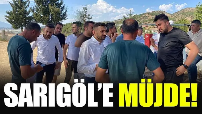 Sarıgöl'e Müjde! 4 Mahalleye Halı Saha Yapılıyor