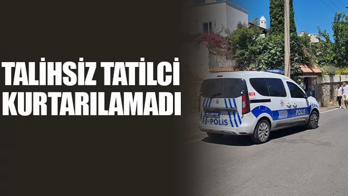 Talihsiz Tatilci Kurtarılamadı