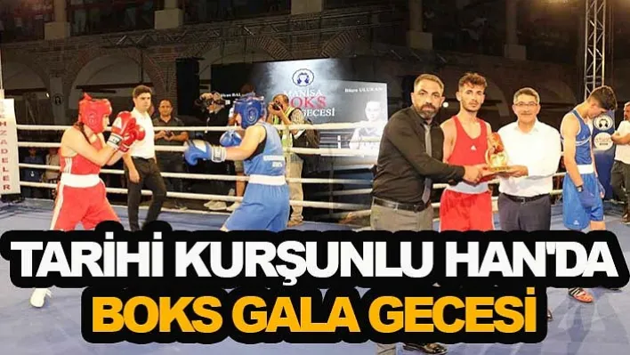 Tarihi Kurşunlu Han'da Boks Gala Gecesi