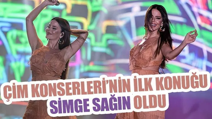 Çim Konserleri'nin ilk konuğu Simge Sağın oldu