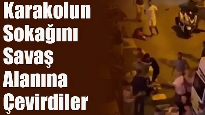 Karakolun Sokağını Savaş Alanına Çevirdiler! 5 Yaralı