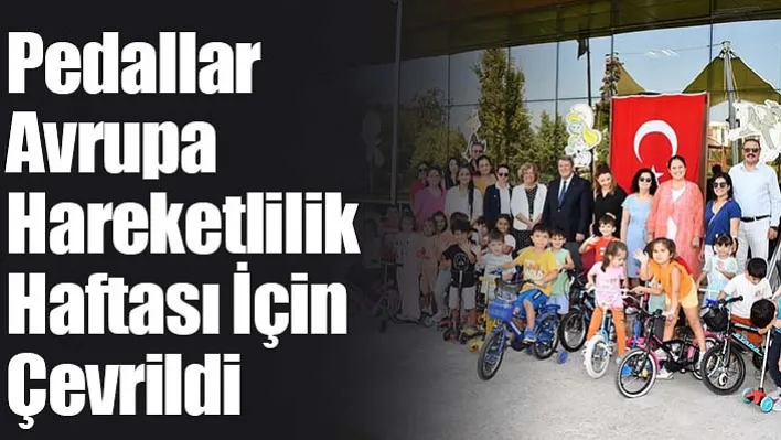 Manisa'da Pedallar Avrupa Hareketlilik Haftası İçin Çevrildi