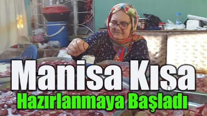 Manisa'da Kış İçin Üzüm Hurmaları Hazırlanmaya Başlandı