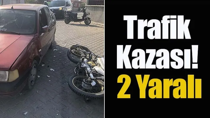 Manisa'da Trafik Kazası! 2 Yaralı