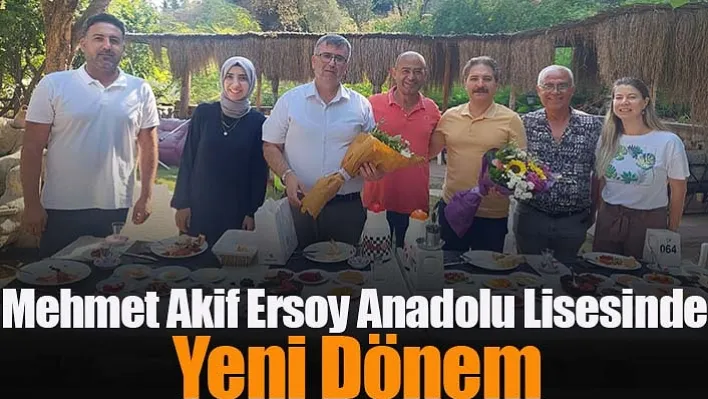 Mehmet Akif Ersoy Anadolu Lisesinde yeni dönem