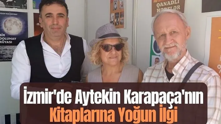 Aytekin Karapaça'nın Kitaplarına İzmir'de Yoğun İlgi