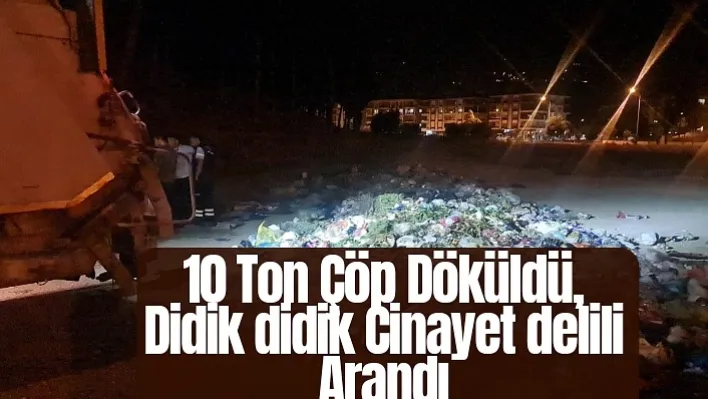 Didik didik cinayet delili arandı