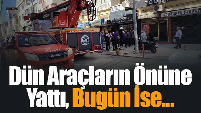 Dün Araçların Önüne Yattı, Bugün İse…