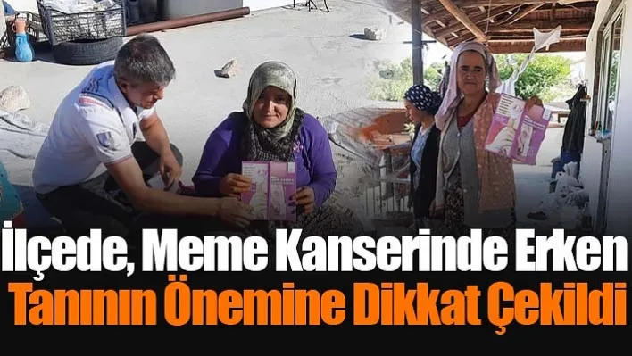 İlçede, Meme Kanserinde Erken Tanının Önemine Dikkat Çekildi