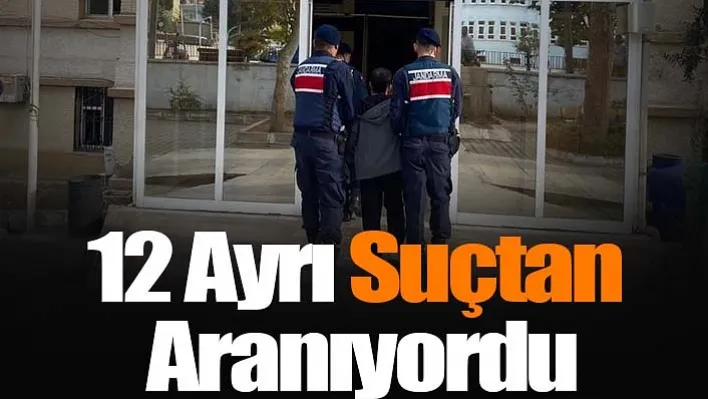 Manisa'da 12 Ayrı Suçtan Aranıyordu!