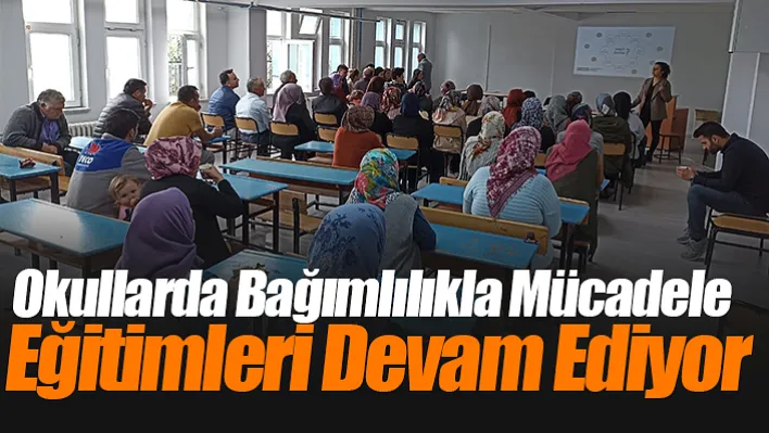 Manisa'da Okullarda bağımlılıkla mücadele eğitimleri devam ediyor