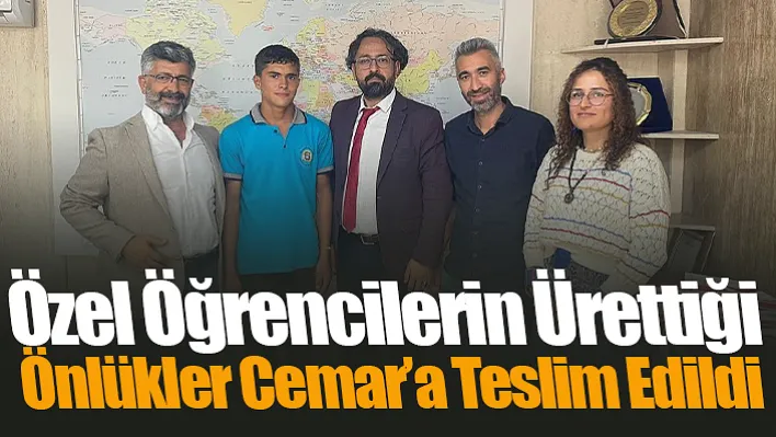 Manisa'da Özel Öğrencilerin Ürettiği Önlükler Cemar'a Teslim Edildi